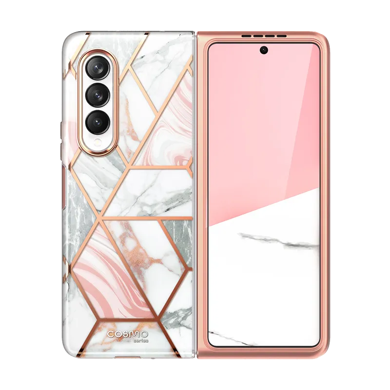 Galaxy Z Fold3 Cosmo - Marble Pink Fashion Choice
