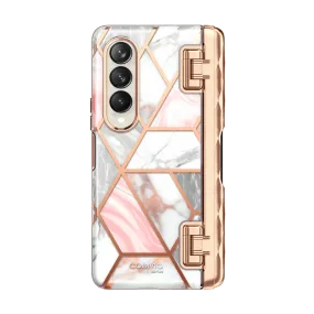 Galaxy Z Fold4 Cosmo Pro - Marble Pink Minimal Pattern Flexible Detail
