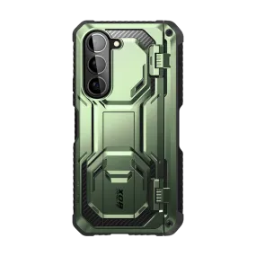 Galaxy Z Fold5 Armorbox - Dark Green Rugged Design Style