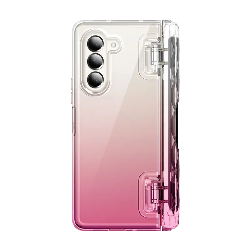 Galaxy Z Fold5  Halo Case- Gradient Pink Port Protection