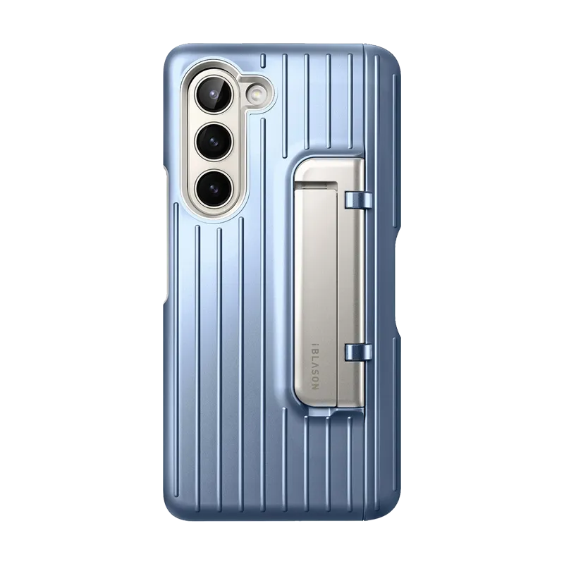 Modern Edge Layer Comfort Layer Texture Galaxy Z Fold5 Journey - Metallic Blue