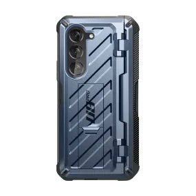 Galaxy Z Fold5 Unicorn Beetle PRO Rugged Case with S-Pen Holder-Metallic Blue Daily Grip Protective Covering