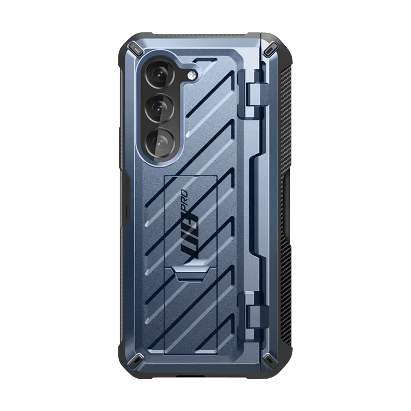 Galaxy Z Fold5 Unicorn Beetle PRO Rugged Case with S-Pen Holder-Metallic Blue Daily Grip Protective Covering