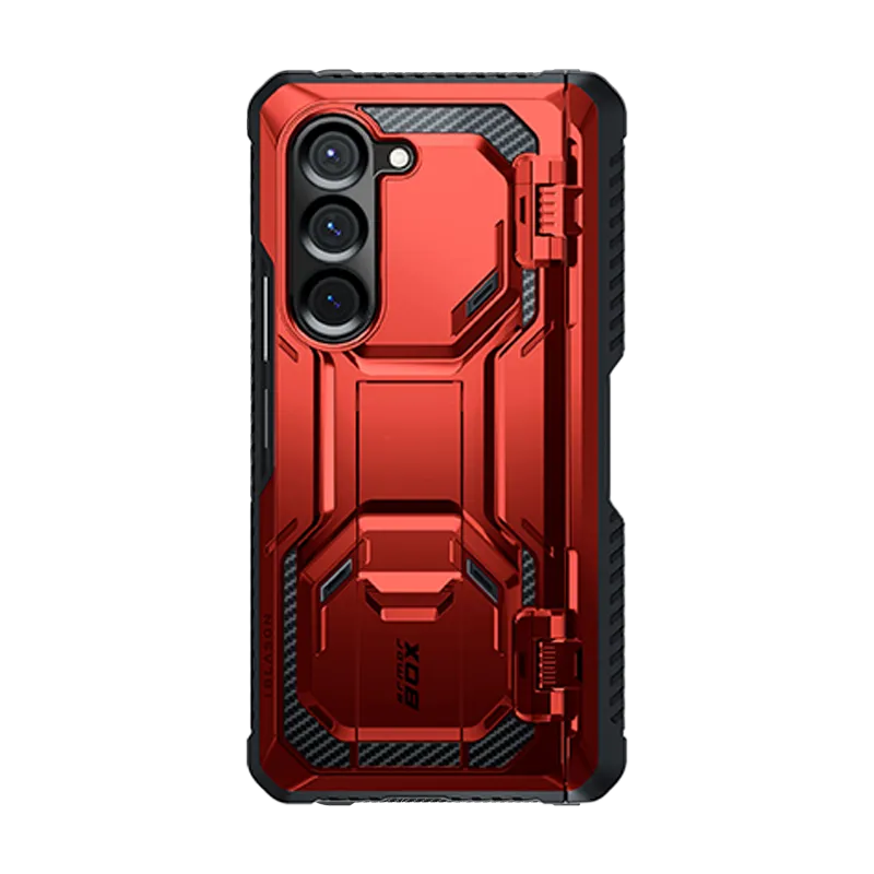 Galaxy Z Fold6 Armorbox - Metallic Red Hybrid Touch