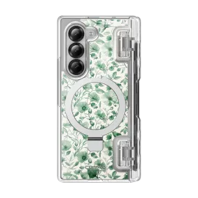 Durable Detail Strong Texture Galaxy Z Fold6 Cosmo Pro - Green Floral