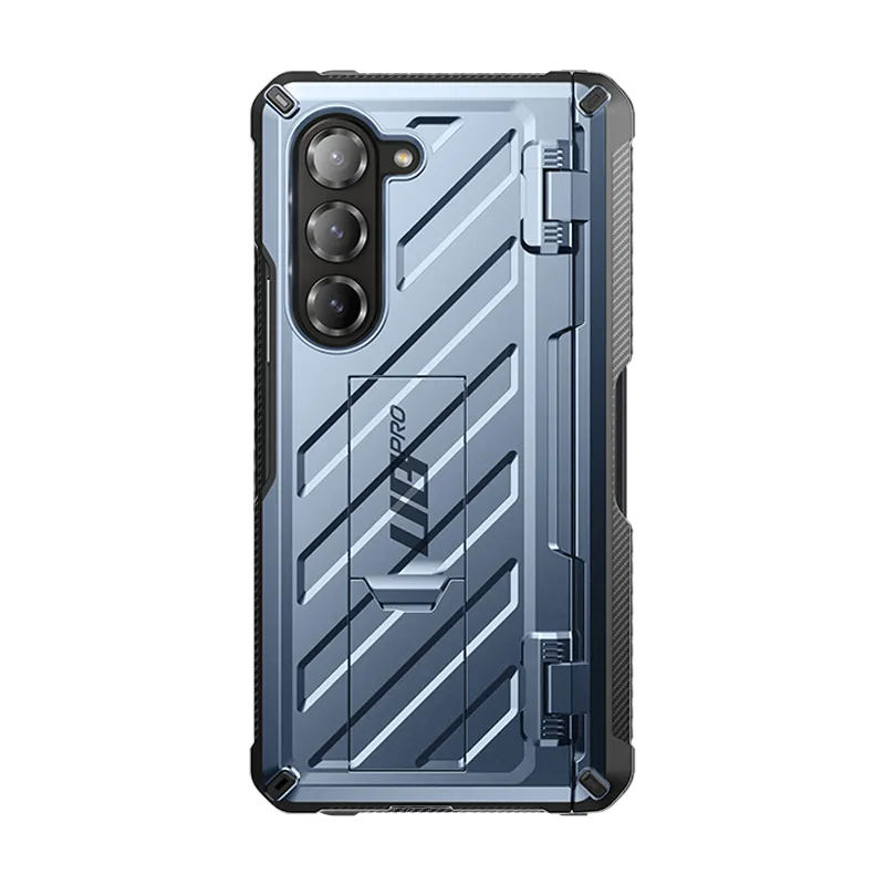 Galaxy Z Fold6 Unicorn Beetle PRO Rugged Case - Metallic Blue Shock Absorption Layer Gloss Layer Finish