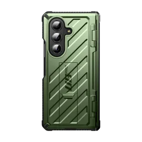 Galaxy Z Fold7 Unicorn Beetle PRO Rugged Case - Dark Green Comfort Pattern Texture Heat resistant