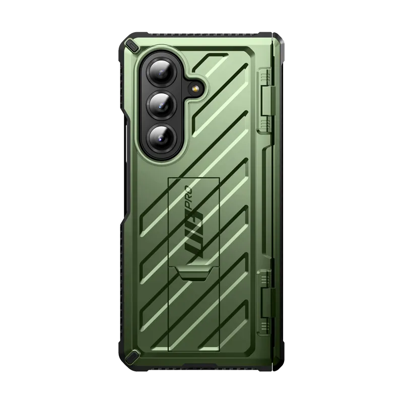 Galaxy Z Fold7 Unicorn Beetle PRO Rugged Case - Dark Green Comfort Pattern Texture Heat resistant