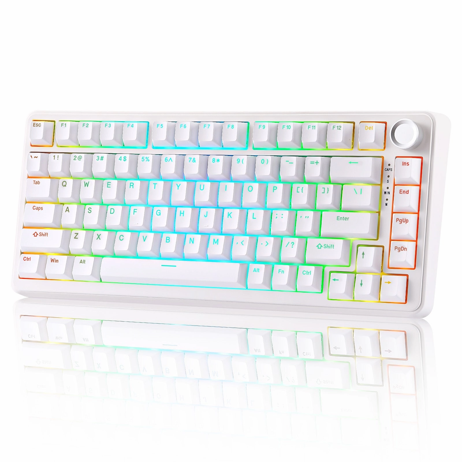 YUNZII B75 Wired RGB Mechanical Keyboard Mechanical Keyboard Ergonomic Desk Water Resistant Keyboard