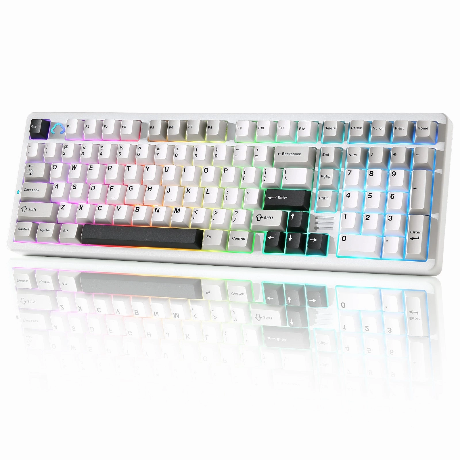 YUNZII AL98 QMK/VIA Full Aluminum Mechanical Gaming Keyboard 75 Percent Mechanical Key Mapping Kit