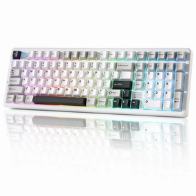 YUNZII AL98 QMK/VIA Full Aluminum Mechanical Gaming Keyboard 75 Percent Mechanical Key Mapping Kit