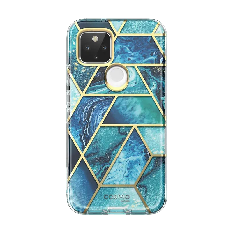 Google Pixel 5 Cosmo Case - Ocean Blue Classic Finish Durable Protection Layer