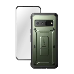 Google Pixel 6 Pro Unicorn Beetle PRO Rugged Holster Case-Dark Green Protective Design Anti scratch