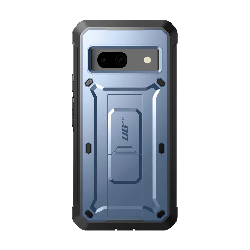 Google Pixel 7 Unicorn Beetle PRO Rugged Holster Case-Metallic Blue Durable Grip Minimal Texture