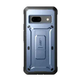 Google Pixel 7 Unicorn Beetle PRO Rugged Holster Case-Metallic Blue Durable Grip Minimal Texture