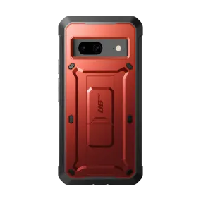 Google Pixel 7 Unicorn Beetle PRO Rugged Holster Case-Metallic Red Protective Form Fit