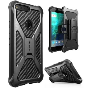 Simple Style Matte Shield Layer Google Pixel Transformer Case-Black