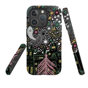 Smooth Protection Tight Fit iPhone MagSafe Tough Case - Night Before Xmas VI By Emma Frances Grant