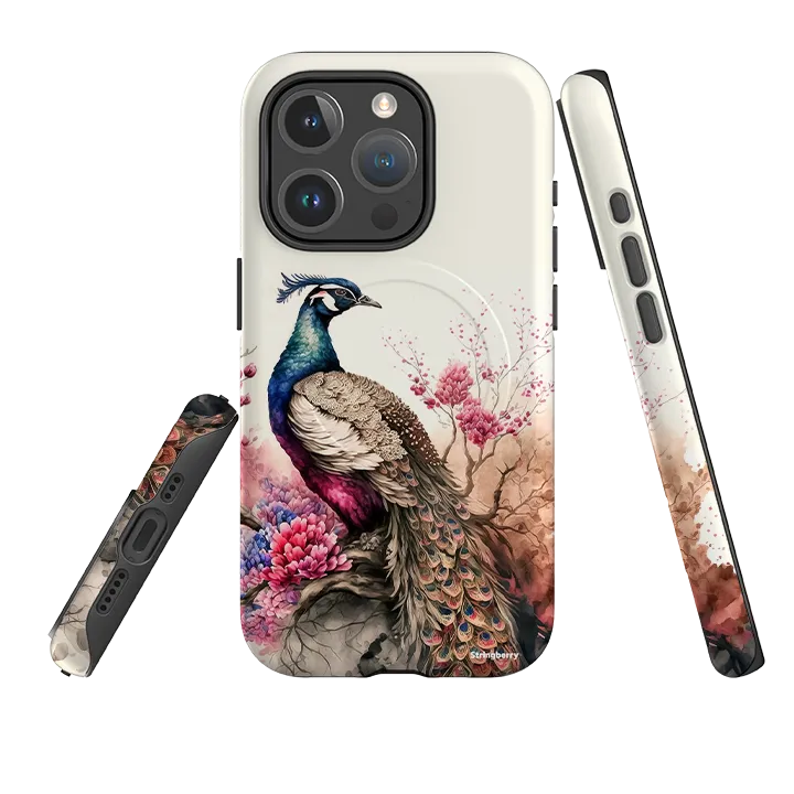 iPhone MagSafe Tough Case - Cradoc Peacock Lightweight Grip