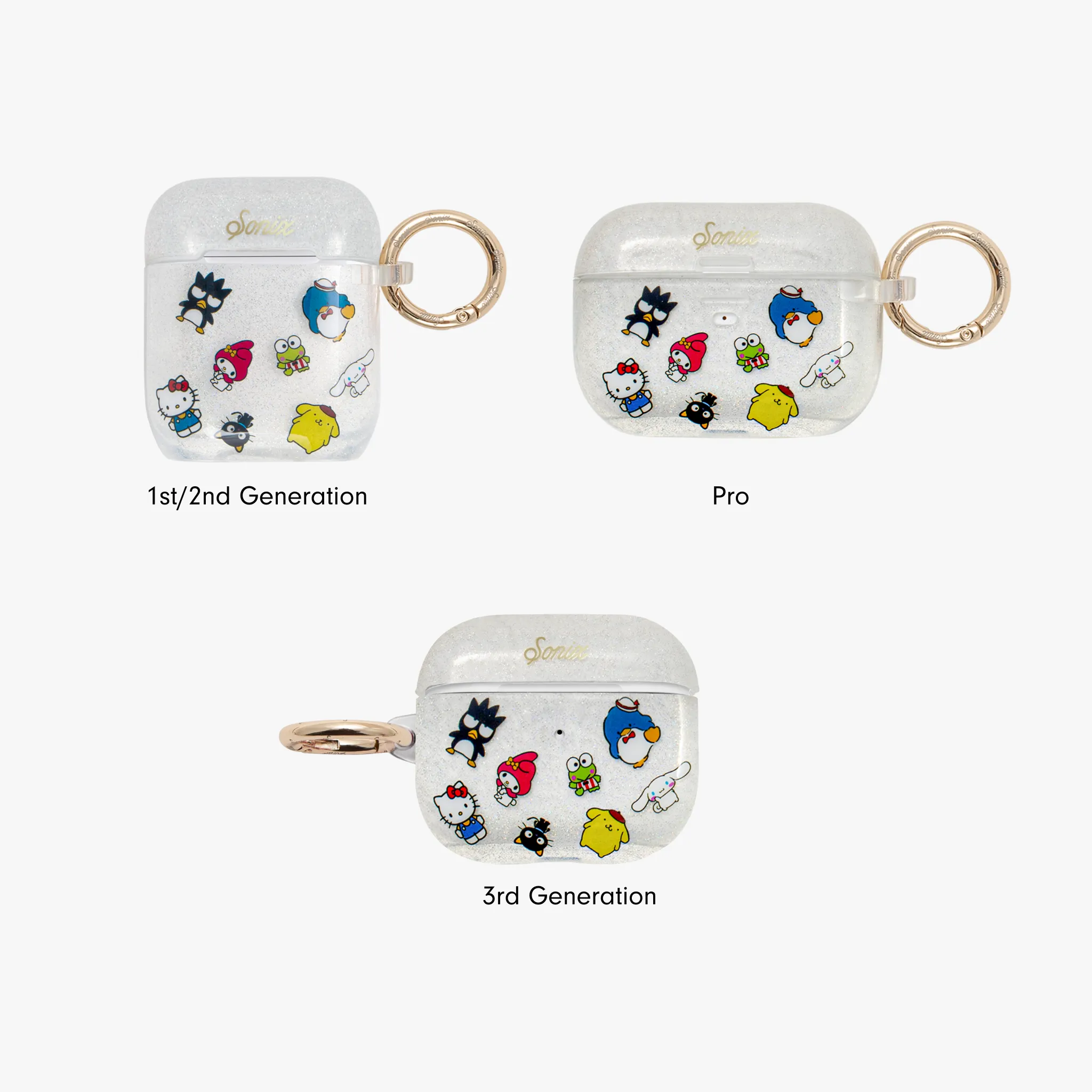 Hello Kitty? & Friends AirPods Case Elegant Texture Layer