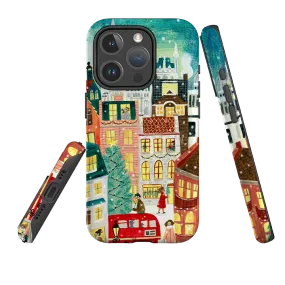 iPhone MagSafe Tough Case -  Xmas In London By Caroline Bonne Muller Comfort Shape Affordable option