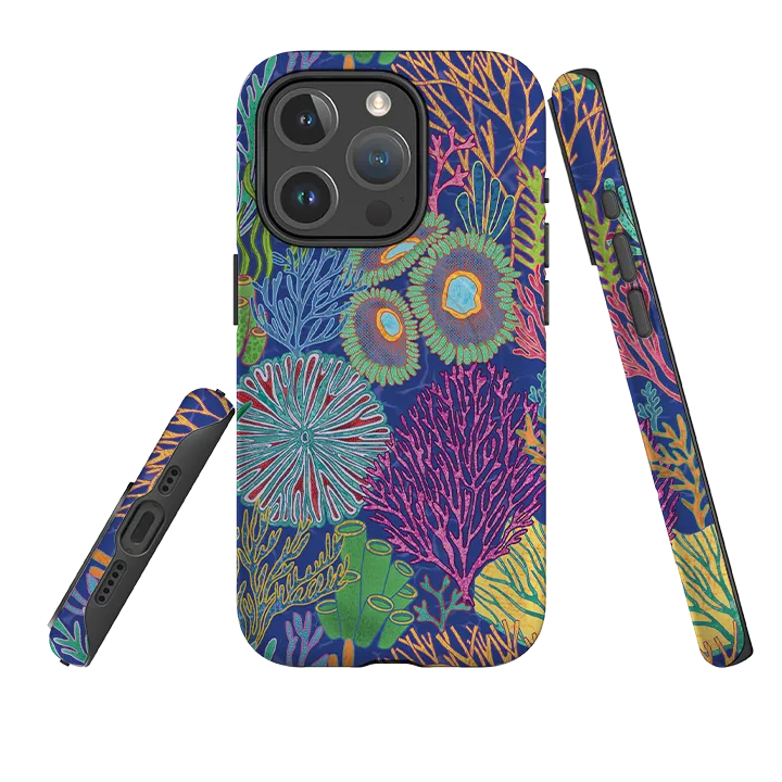 Hybrid Frame iPhone MagSafe Tough Case - Coral II By Natalie Pedetti Prack