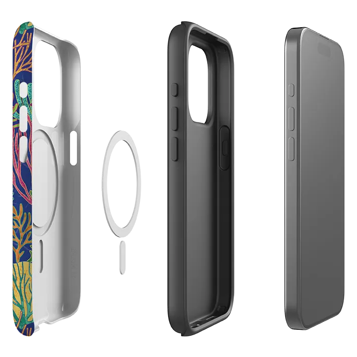 Matte Shield iPhone MagSafe Tough Case - Coral II By Natalie Pedetti Prack