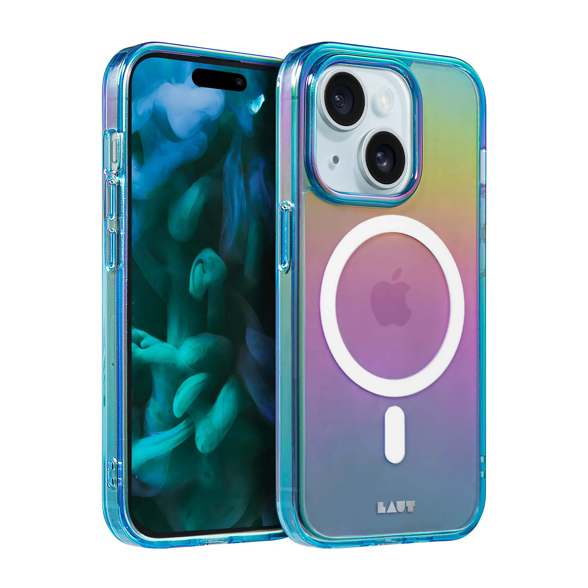 HOLO case for iPhone 15 Series Smooth Surface Layer Soft Surface Layer