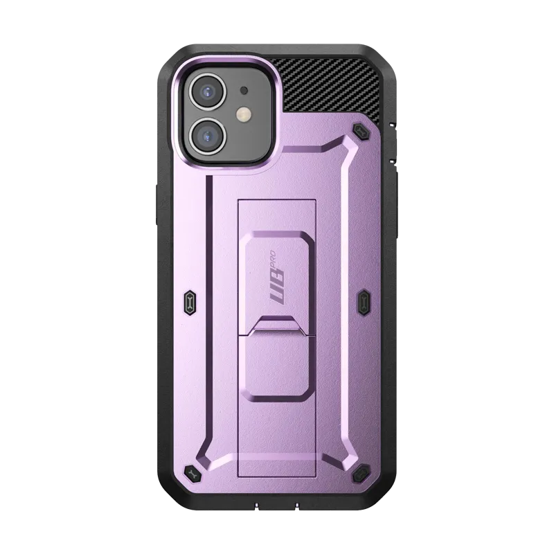 iPhone 12 mini 5.4 inch Unicorn Beetle Pro Rugged Case-Metallic Purple Durable Surface