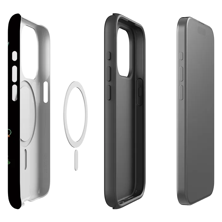 Light Build Grip Assist iPhone MagSafe Tough Case - Eight Maids A Milking By Maria Matos