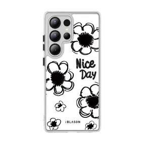 Galaxy S25 Ultra Halo MagSafe Cute Phone Case - Nice Day Strong Surface Flexible Grip Form