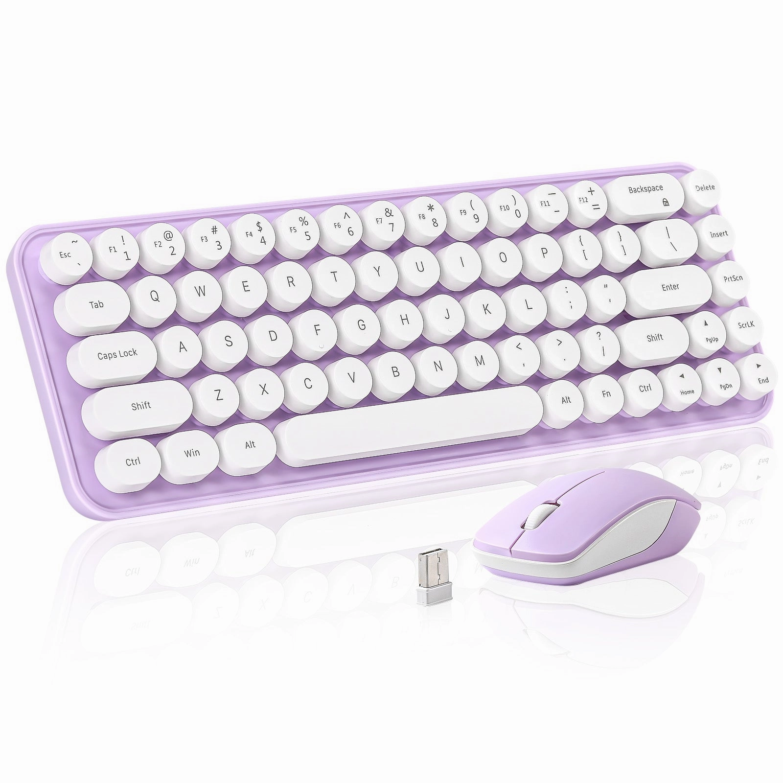 MIKIBY i68 Wireless Membrane Keyboard and Mouse Set Esports Ready