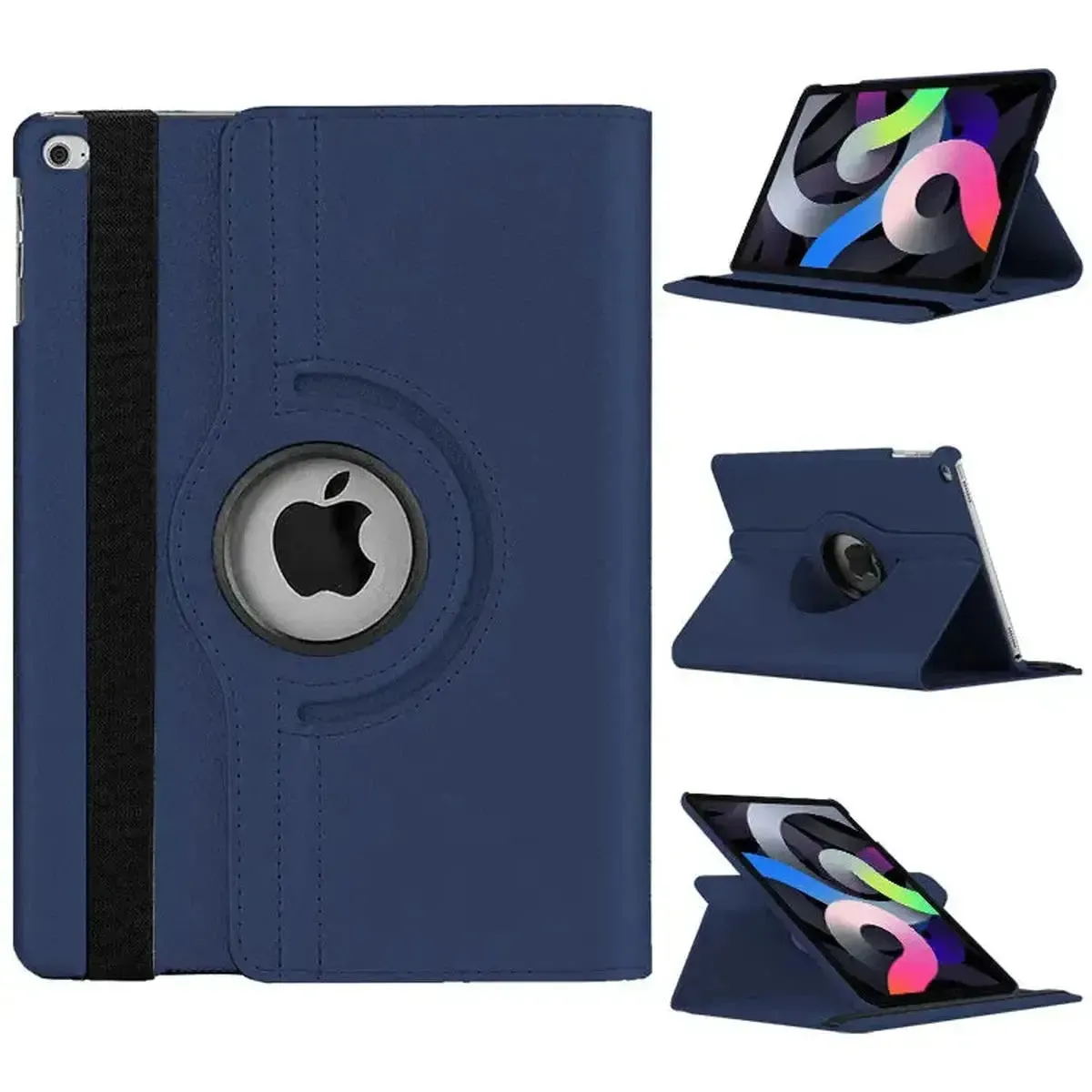 IPAD CLASSIC ROTATING CASE Rugged Look Finish Simple Style