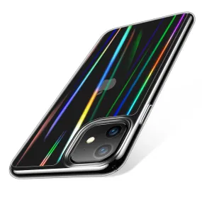 iPhone 11 6.1 inch Unicorn Beetle GLASS Slim Clear Case-Laser Premium Shield Comfort Shield Texture