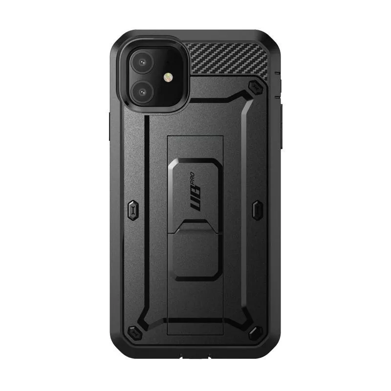 iPhone 11 6.1 inch Unicorn Beetle Pro Rugged Case-Black Soft Look Texture Smooth Look Texture