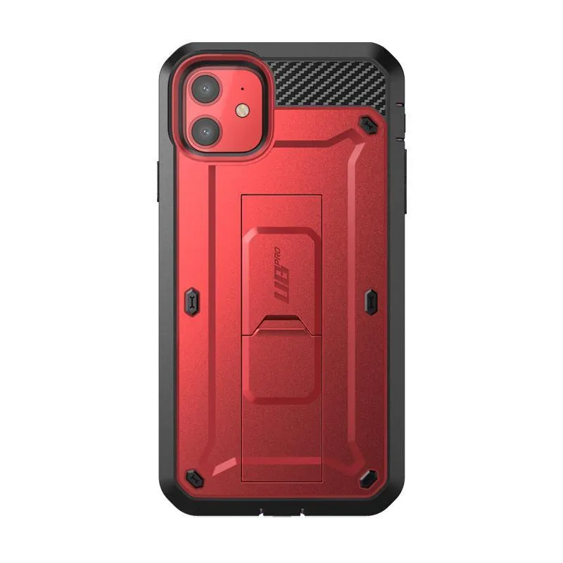 iPhone 11 6.1 inch Unicorn Beetle Pro Rugged Case-Metallic Red Wireless Compatible Protective Covering