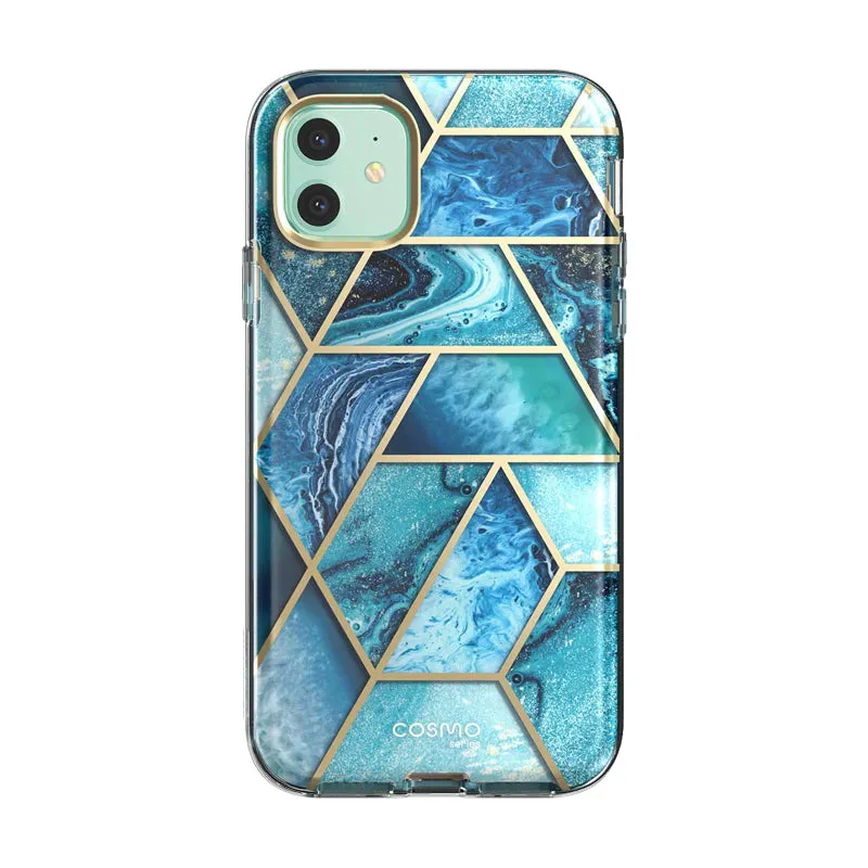 Comfort Finish Layer Edge Cushion iPhone 11 Cosmo Case-Ocean Blue