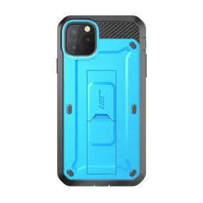 Matte Look Vivid Surface Detail iPhone 11 Pro 5.8 inch Unicorn Beetle Pro Full Body Rugged Case-Blue