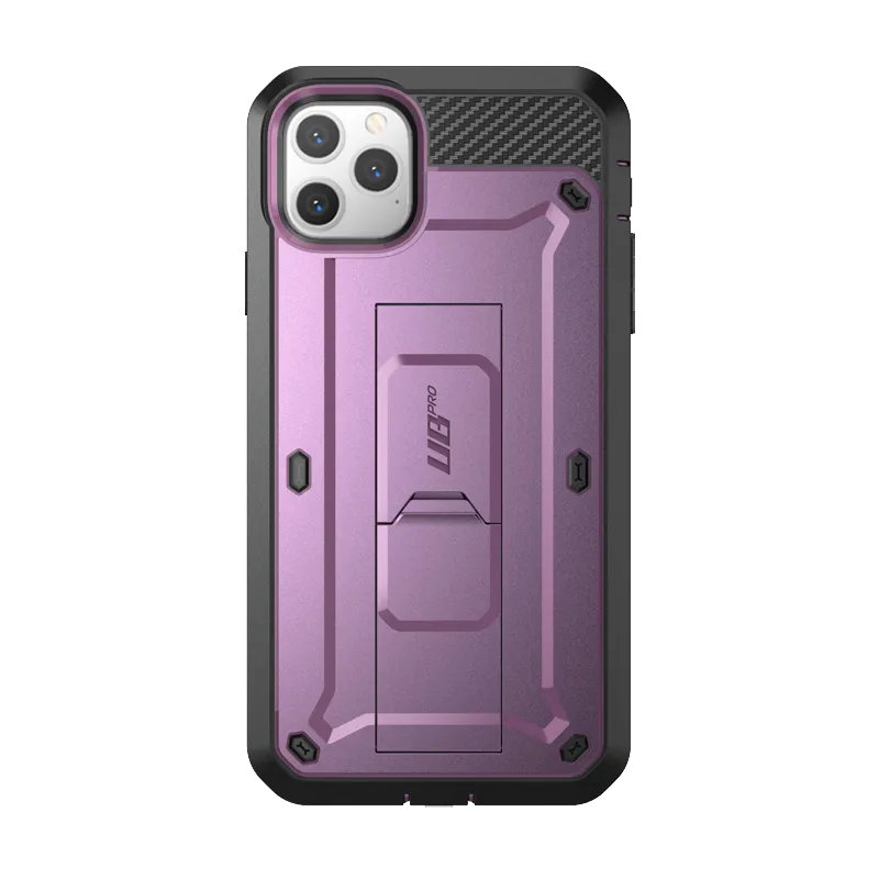 Clear Pattern Classic Touch iPhone 11 Pro Max 6.5 inch Unicorn Beetle Pro Rugged Case-Metallic Purple