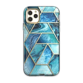 iPhone 11 Pro Max Cosmo Case-Ocean Blue Durable Build Protective Frame