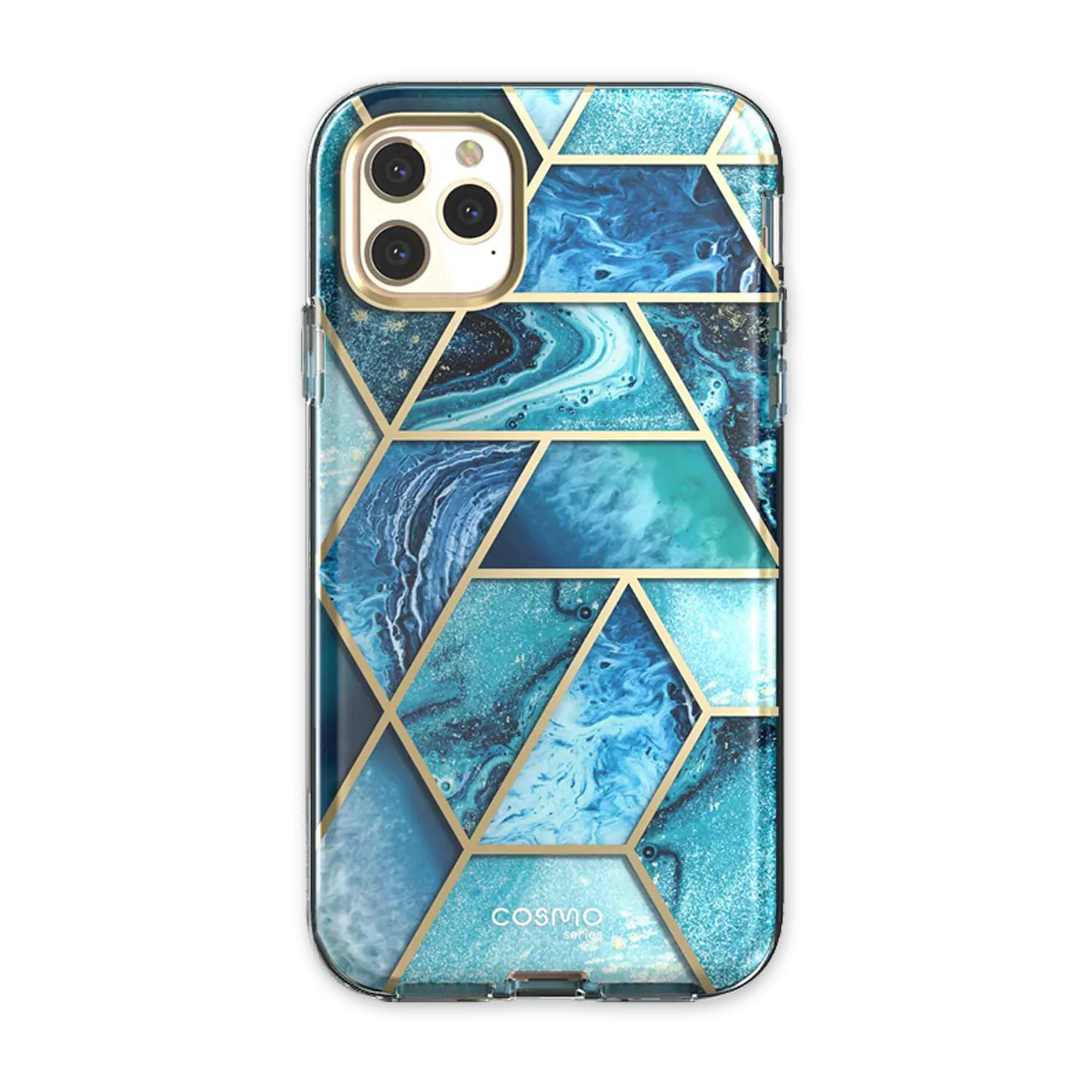 iPhone 11 Pro Max Cosmo Case-Ocean Blue Durable Build Protective Frame