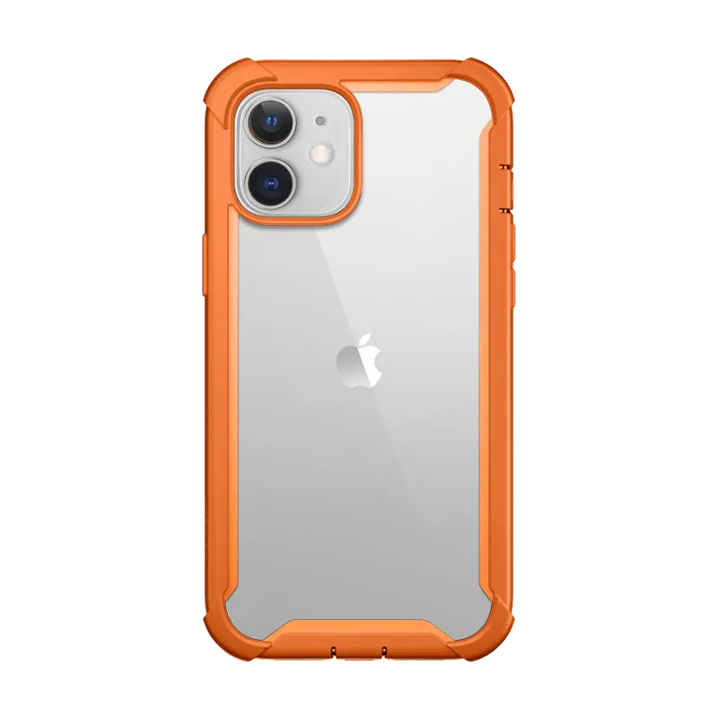 iPhone 12 Ares Case - Orange Textured Grip Eco Friendly