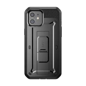 Hybrid Edge Finish iPhone 12 mini 5.4 inch Unicorn Beetle Pro Rugged Case-Black