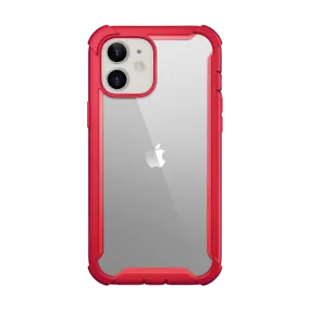 iPhone 12 mini Ares Case - Red Transparent Edge Edge Protection
