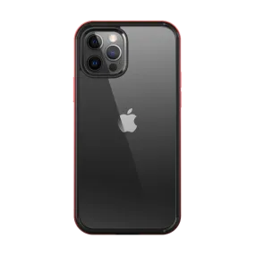 Stylish grip iPhone 12 Pro 6.1 inch Unicorn Beetle Edge Clear Bumper Case-Metallic Red