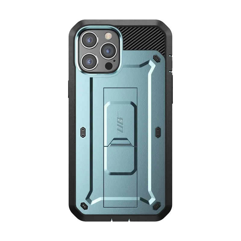 Sleek Detail iPhone 12 Pro Max 6.7 inch Unicorn Beetle Pro Rugged Case-Blue