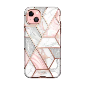 TPU Material iPhone 13 Cosmo Case - Marble Pink