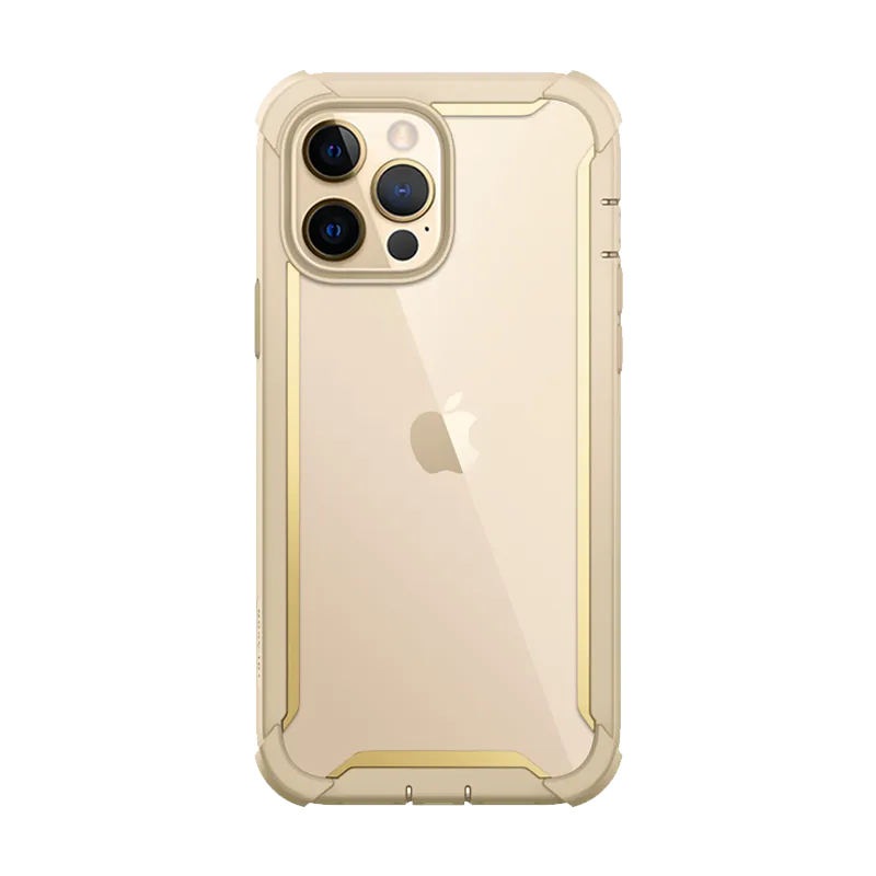 iPhone 13 Pro Ares Case - Gold Modern Grip