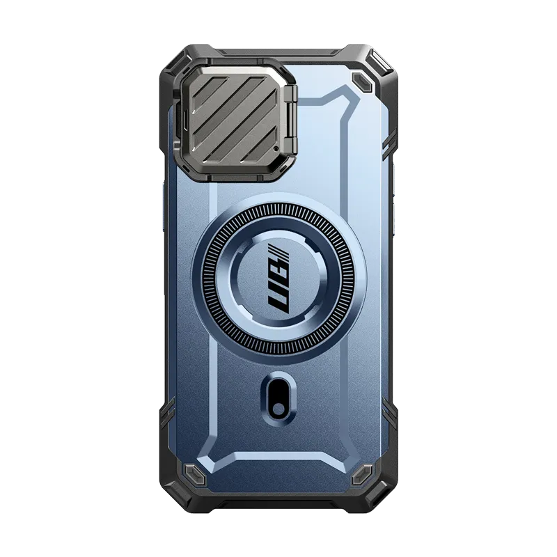 Minimal Finish iPhone 13 Pro Max 6.7 inch Unicorn Beetle MAG XT MagSafe Holster Case-Metallic Blue