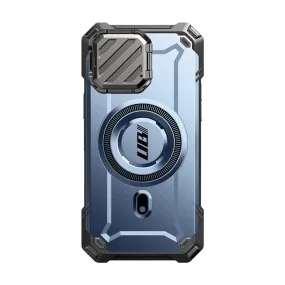 Minimal Finish iPhone 13 Pro Max 6.7 inch Unicorn Beetle MAG XT MagSafe Holster Case-Metallic Blue